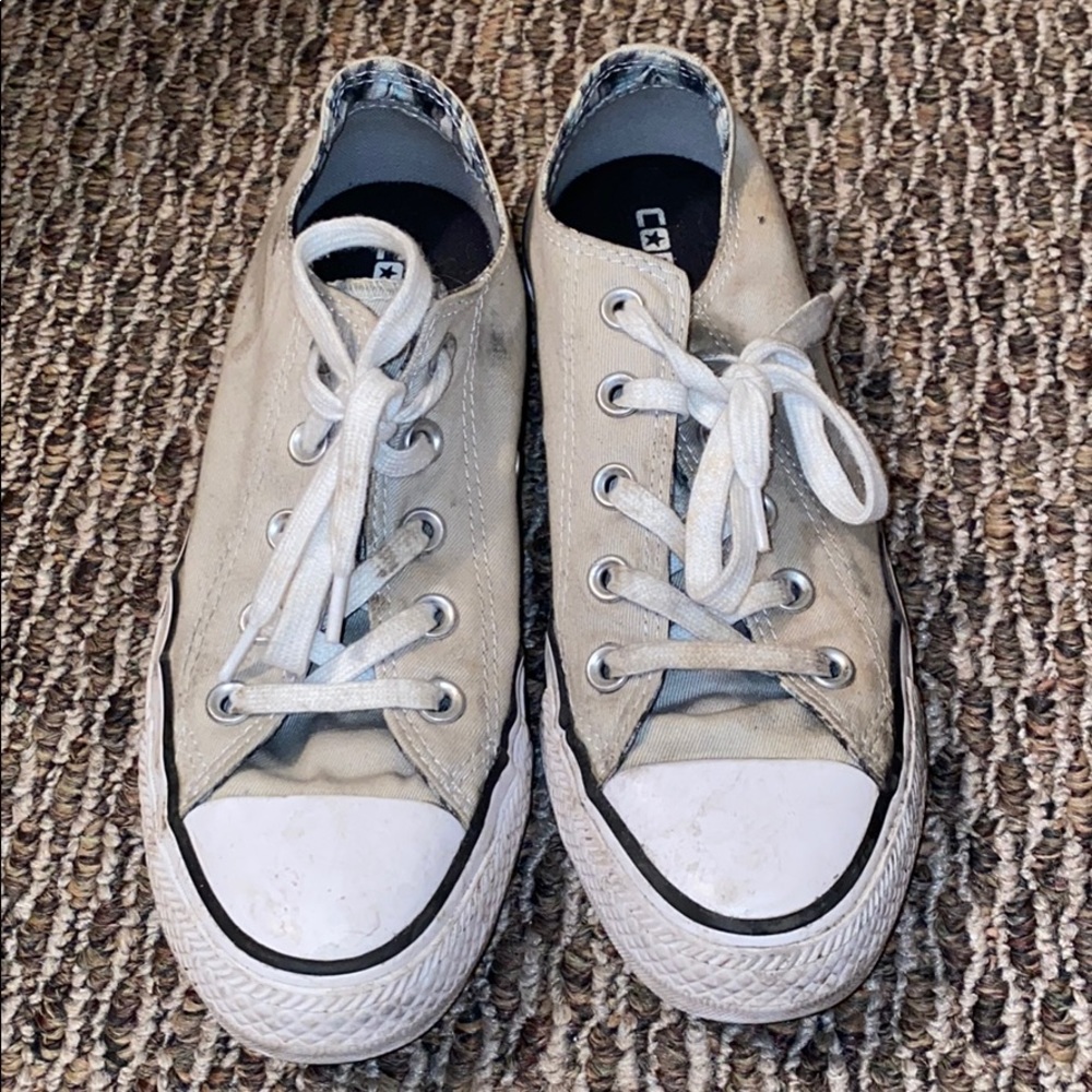 Gray Converse Size 6